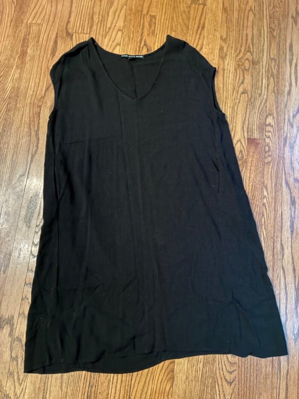 HYFVE Black Sleeveless V-Neck Dress Size S